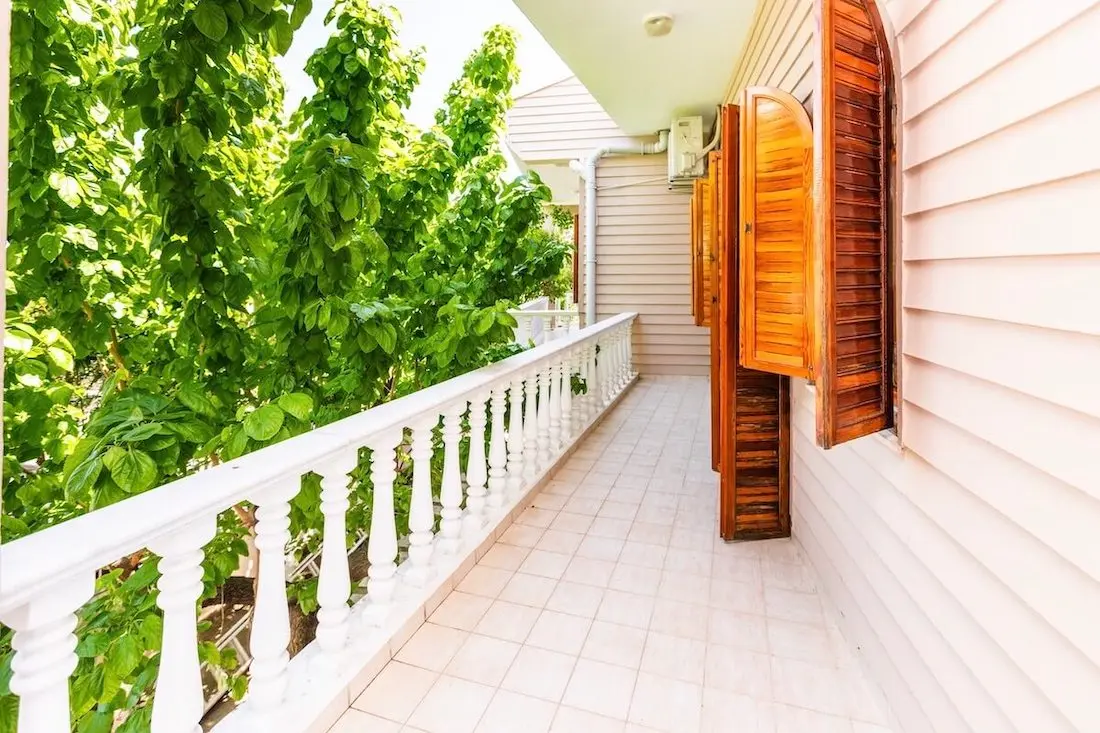 Large terrace
